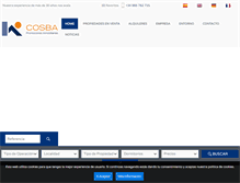 Tablet Screenshot of cosba.com